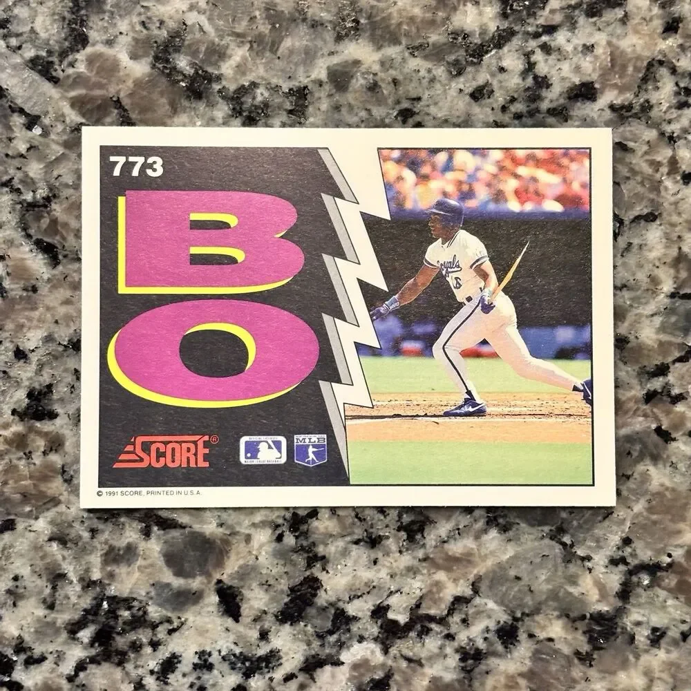Score 1991 Bo Breaker Bo Jackson #773 Kansas City Royals Baseball